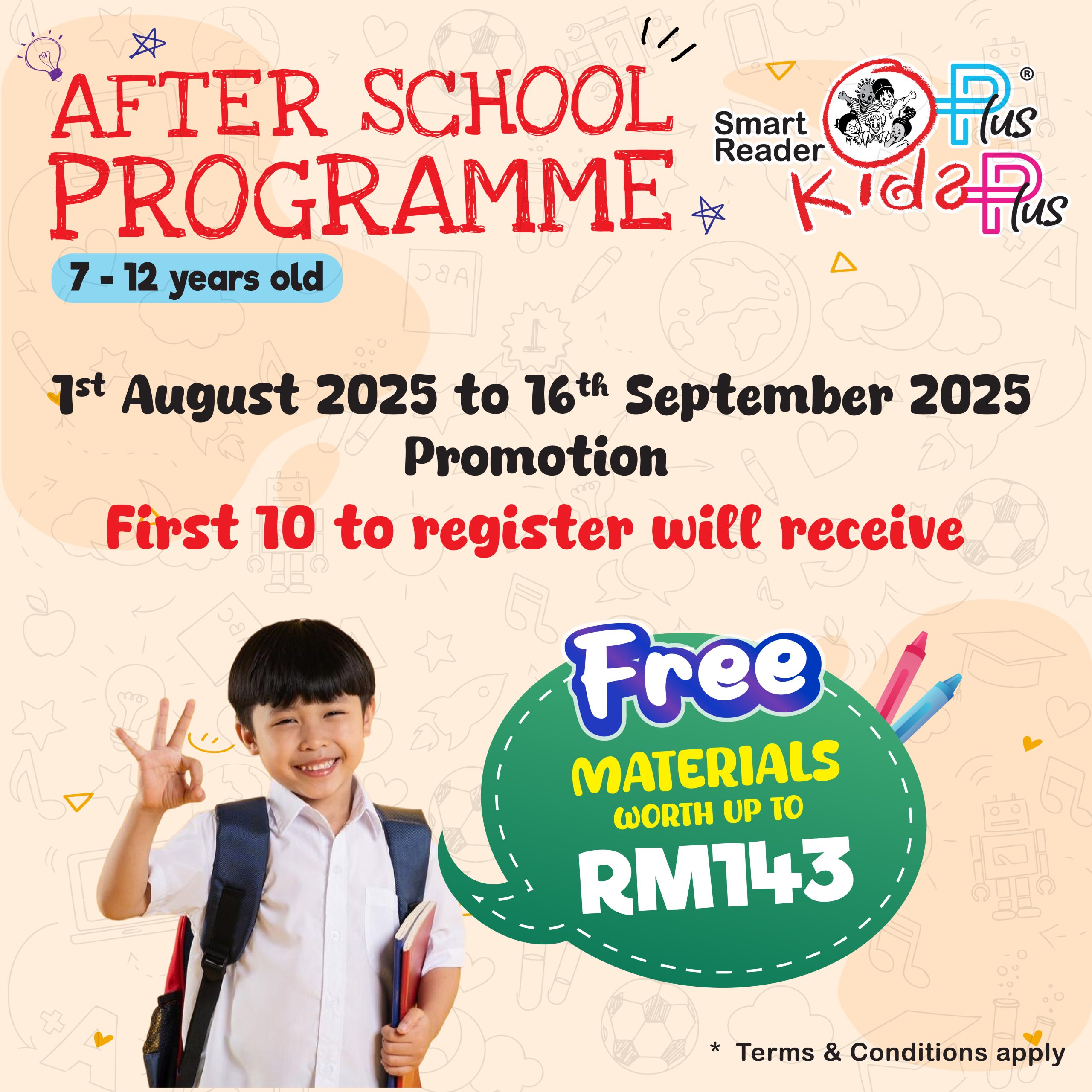 After School Programme Promotion September Promotion