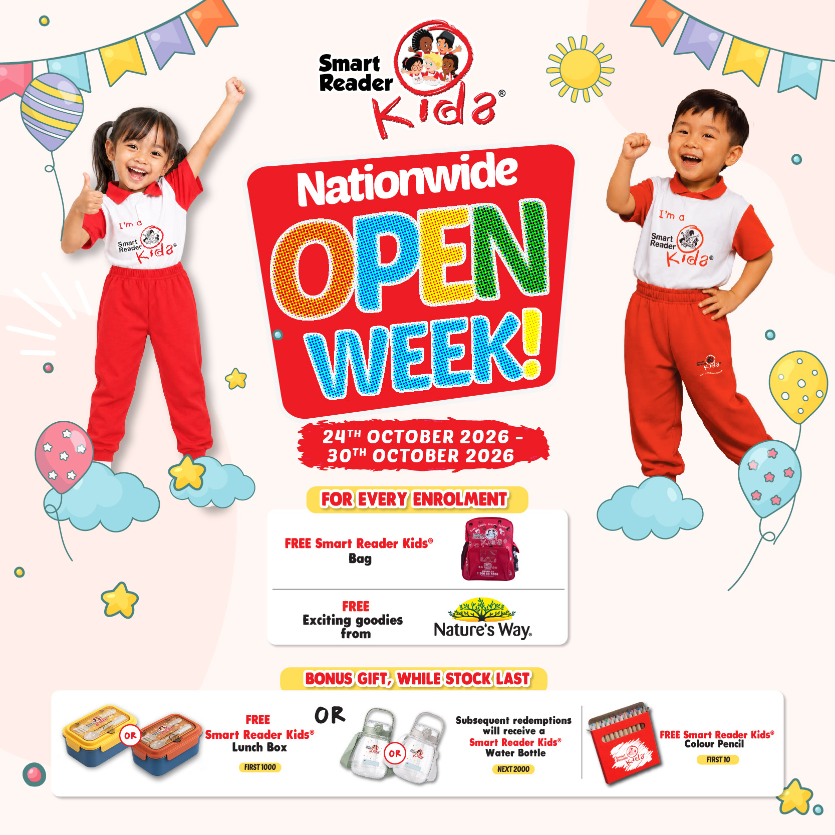 Open Week Promotion Promotion