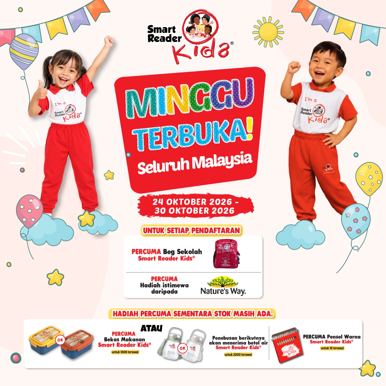 Open Week Promotion Promotion