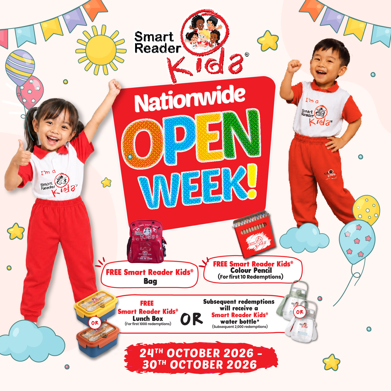 Open Week Promotion Promotion